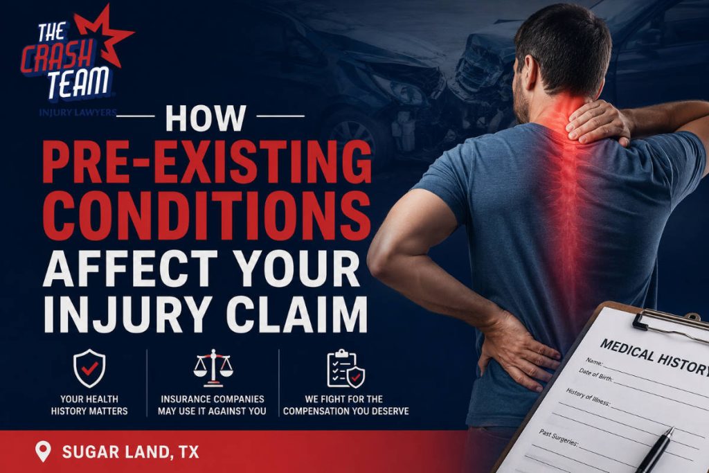 Pre-exsiting conditions and your injury claim.