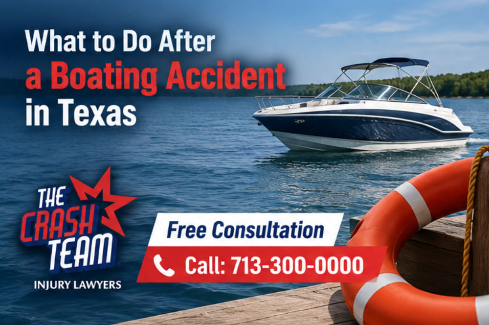 What to do after a boating accident in Texas